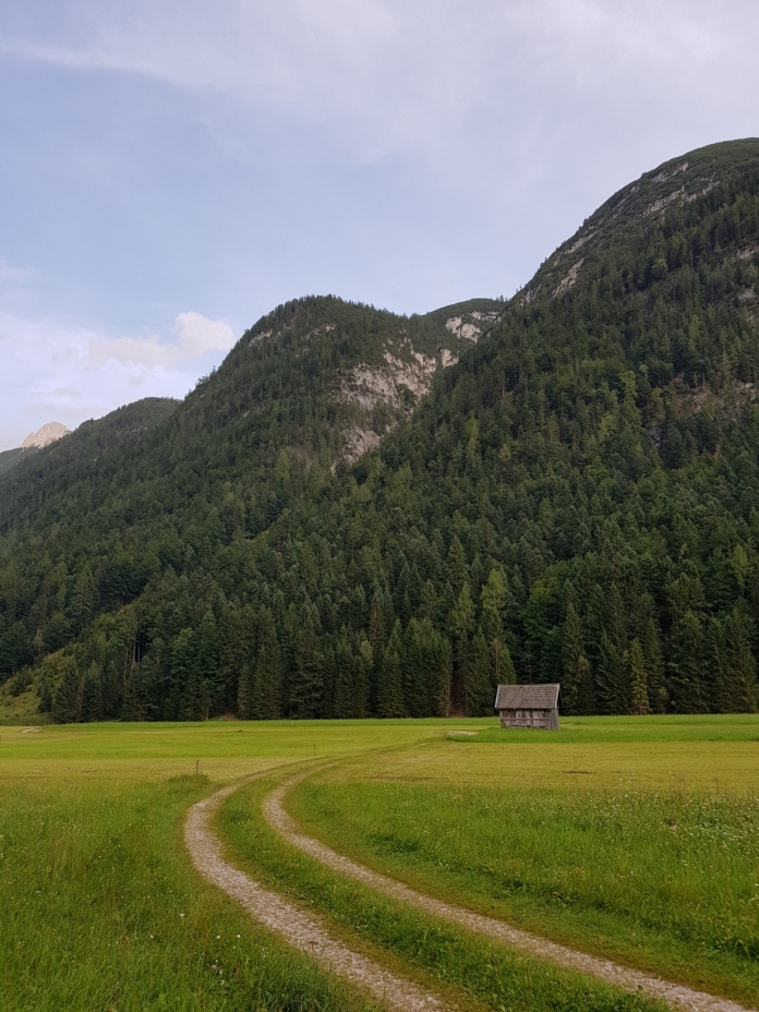 Einsame Hütte in Tirol