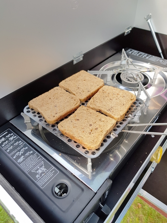 Toaster für den Gaskocher