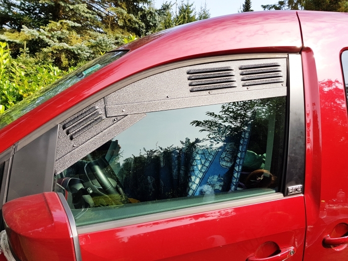 Frische Luft im VW Caddy