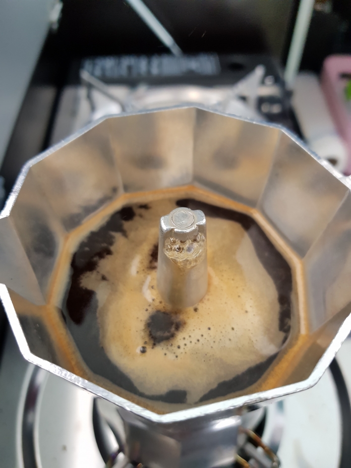 Lecker Kaffee vom Gaskocher