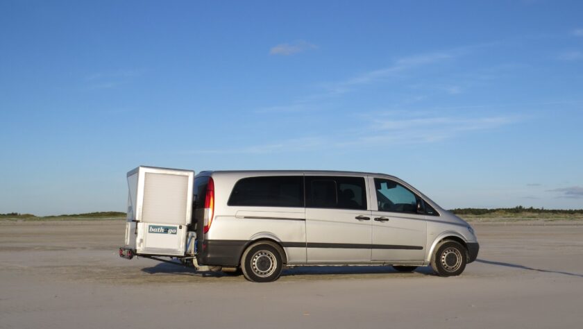 bath2go, die Badkabine für Campervans