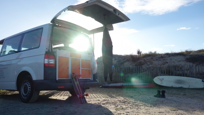 Fluchtfahrzeug Camping-Module