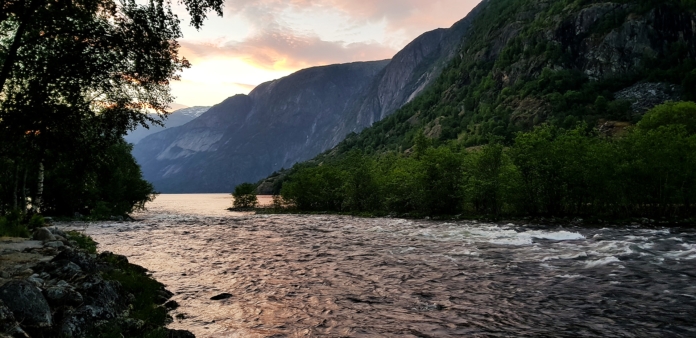 Eidfjord am Campingplatz