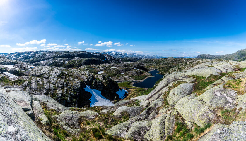 Einmaliges Bergpanorama in Norwegen