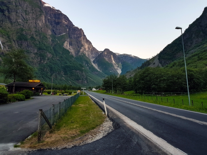 Camping in Gudvangen - Blick nach links