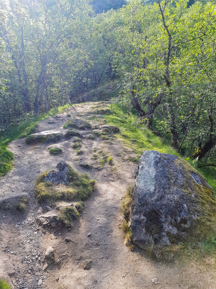 Wanderung zum Brekkefossen