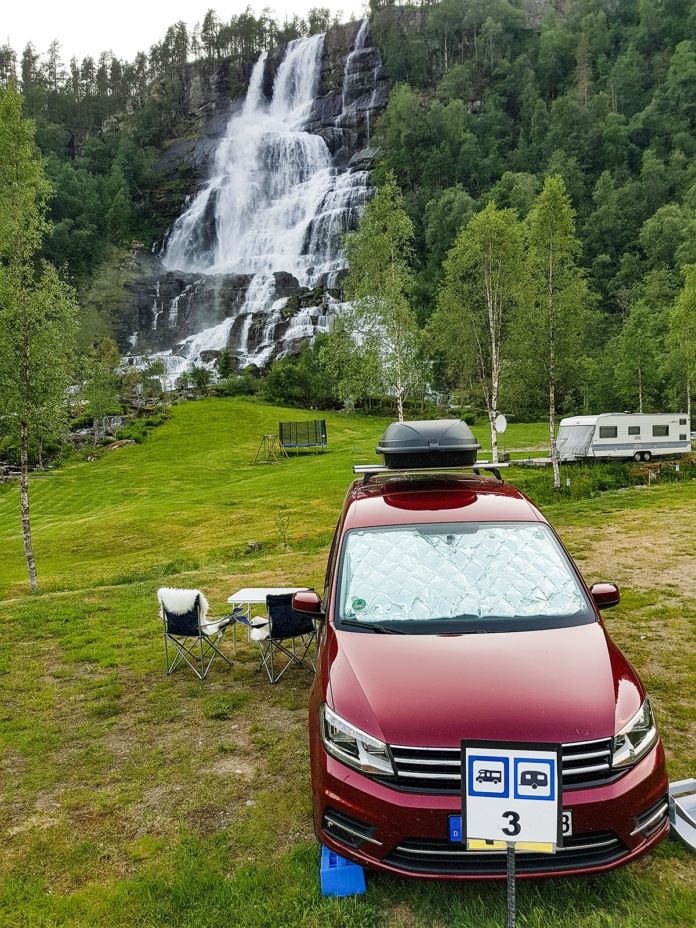Campingplatz am Tvindefossen