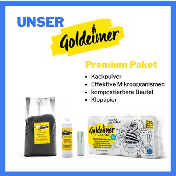 Goldeimer - Premium Zubehör Set - meinetrenntoilette.de