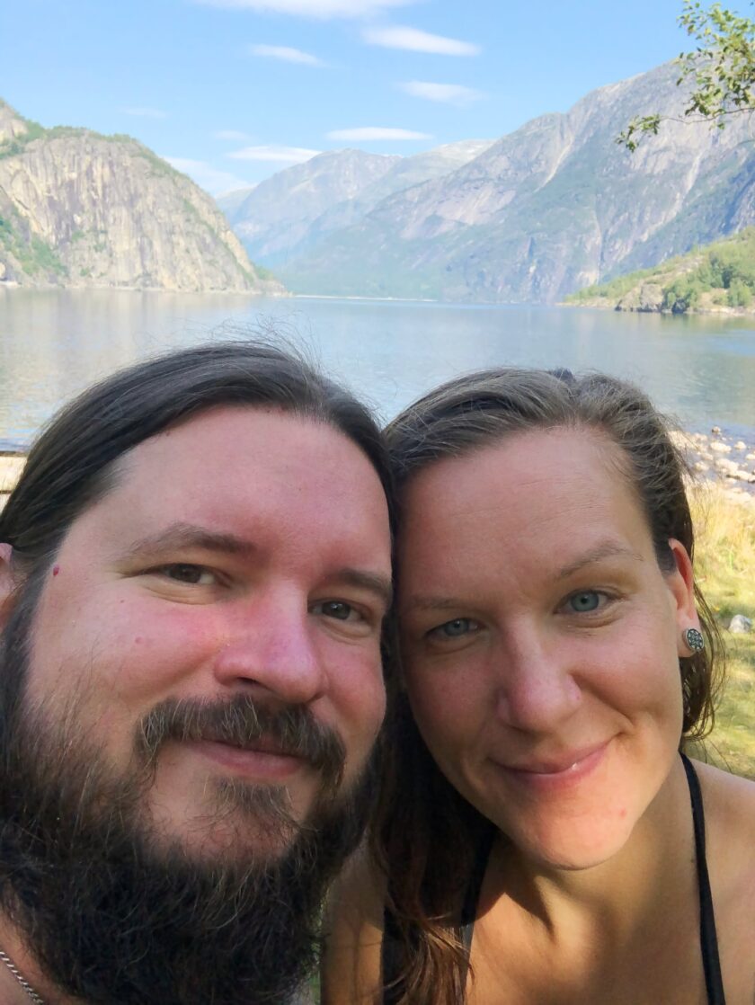 Cathi und Flo am Eidfjord
