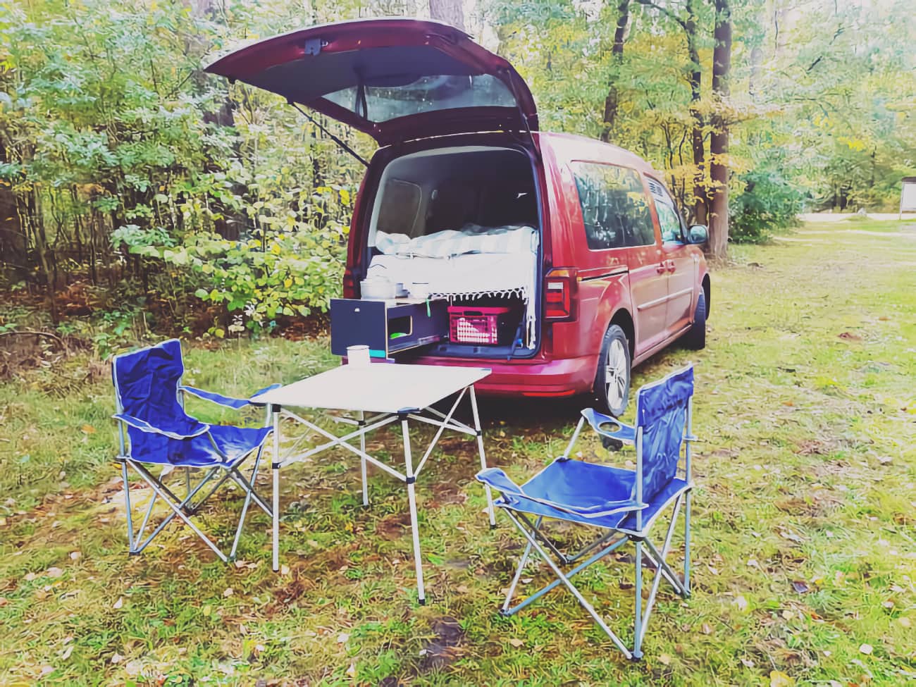 Camper ausbauen - Caddy Camping