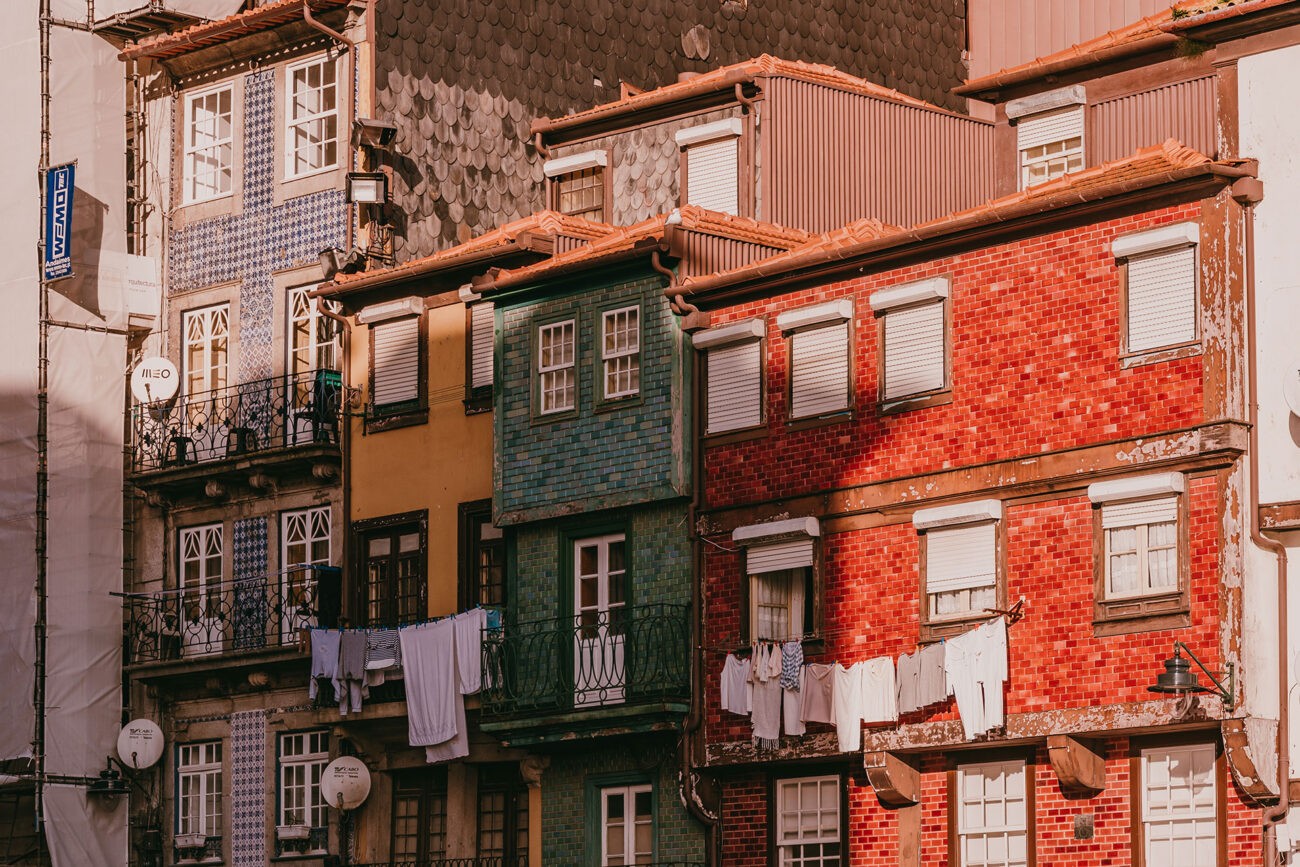 Wäsche trocknen in Porto