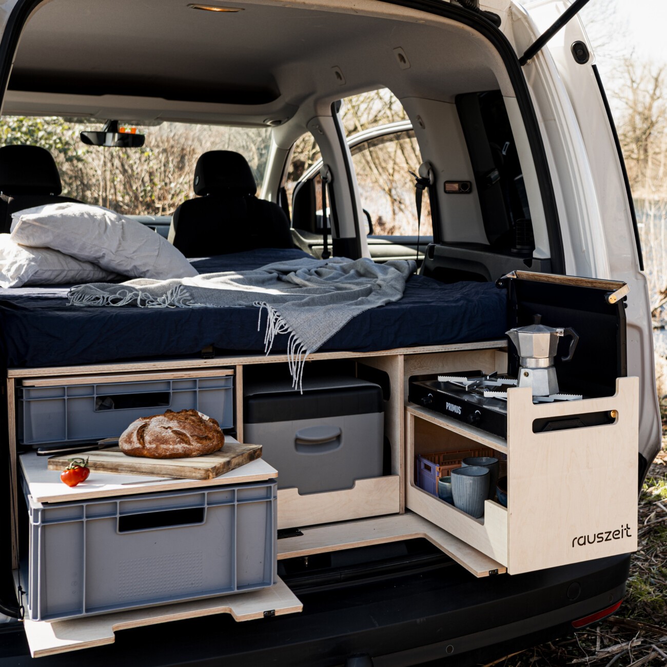 Rauszeit Campingbox in Action